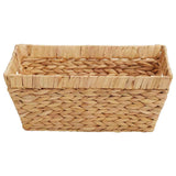 Opslagmanden 2 Pcs Naturel 38 X 28 X 15 Cm Waterhyacint