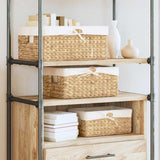 Opslagmanden 3 Pcs Naturel Waterhyacint