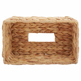 Tissueboxhoezen 2 Pcs Waterhyacint 27.5 X 16.5 X 14 Cm Naturel