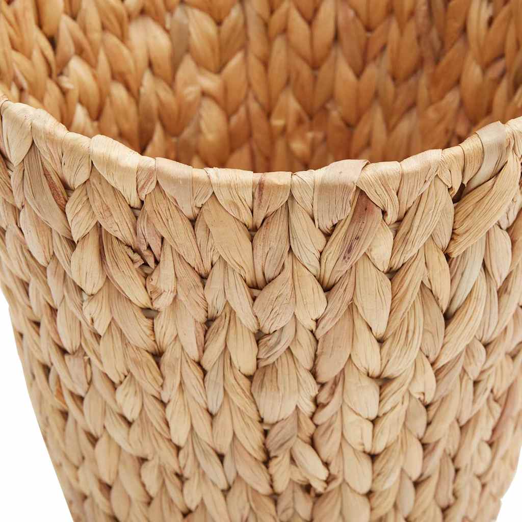 Afvalpapier Bakken 2 Pcs Naturel 26 X 26 X 29 Cm Waterhyacint