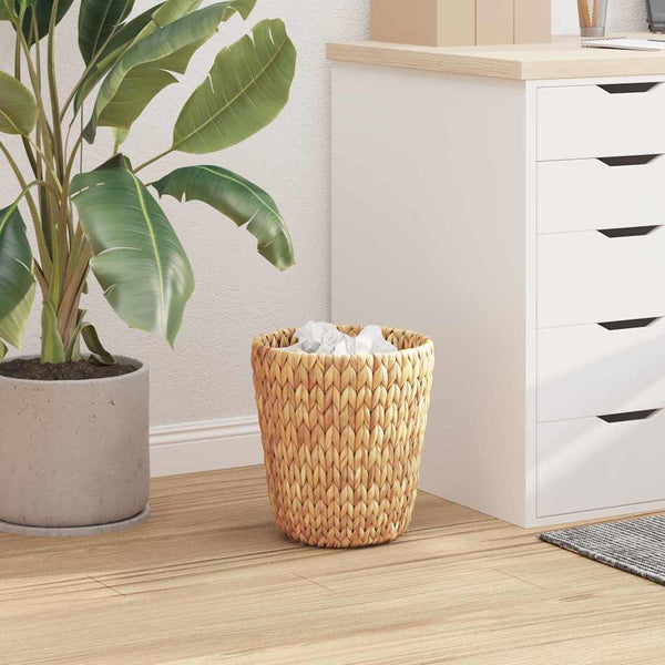 Afvalpapier Bakken 2 Pcs Naturel 26 X 26 X 29 Cm Waterhyacint