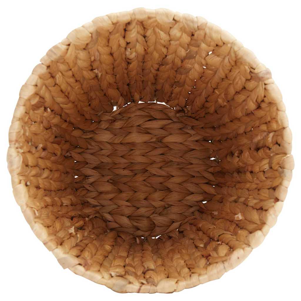 Afvalpapier Bakken 2 Pcs Naturel 26 X 26 X 29 Cm Waterhyacint