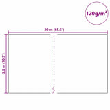 Vorstbescherming Plantvlies 20 X 3,2 M Niet-Geweven Stof