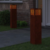 Solar Led Pad Licht 2 Pcs Brons