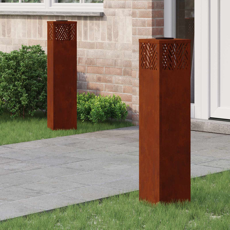 Solar Led Pad Licht 2 Pcs Brons