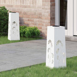 Solar Led Pad Licht 2 Pcs Roestig
