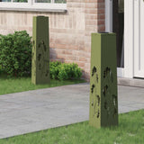 Solar Led Pad Licht 2 Pcs Roestig