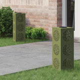 Solar Led Pad Licht 2 Pcs Roestig