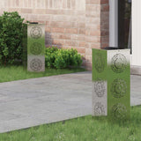 Solar Led Pad Licht 2 Pcs Roestig