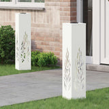 Solar Led Pad Licht 2 Pcs Roestig