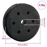 2-In-1 Halter Set 30Kg Zwart En Blauw Cement En Ijzeren Zand
