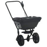 Strooiwagen Zwart 82 X 46 X 75 Cm Pvc En Staal