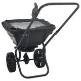 Strooiwagen Zwart 82 X 46 X 75 Cm Pvc En Staal