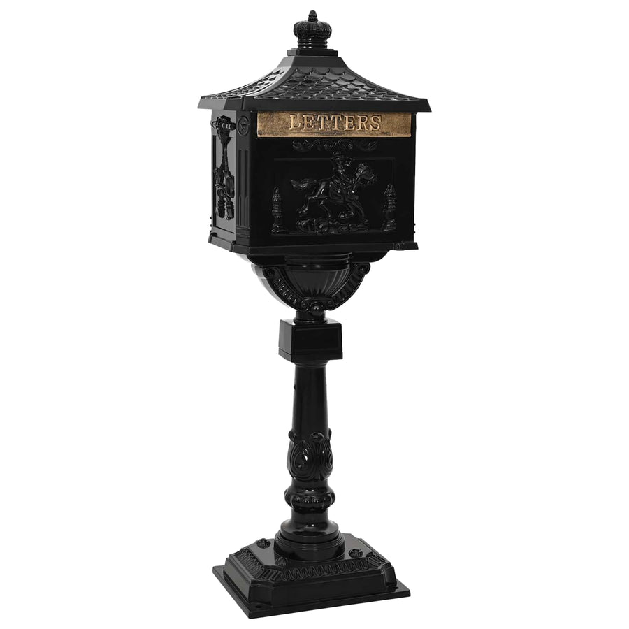 Staande Brievenbus Vintage Stijl Roestbestendig Aluminium