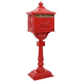 Staande Brievenbus Vintage Stijl Roestbestendig Aluminium