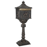 Staande Brievenbus Vintage Stijl Roestbestendig Aluminium