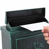 Wandgemonteerde Brievenbus Met Opslag 29 X 13 X 41 Cm