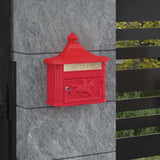 Wandgemonteerde Brievenbus Met Opslag 40,5 X 16 X 45 Cm