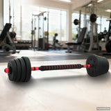 4-In-1 Dumbbell Barbell Kettlebell Set