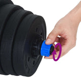 4-In-1 Dumbbell Barbell Kettlebell Set