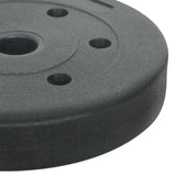 Gewicht Platen 4 Pcs 10 Kg Zwart Cement En Ijzeren Zand