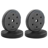Gewicht Platen 4 Pcs 10 Kg Zwart Cement En Ijzeren Zand
