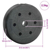 Gewicht Platen 4 Pcs 10 Kg Zwart Cement En Ijzeren Zand