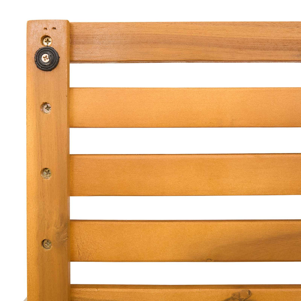 Badmat Effen Bruin 100 X 53 Cm Hout