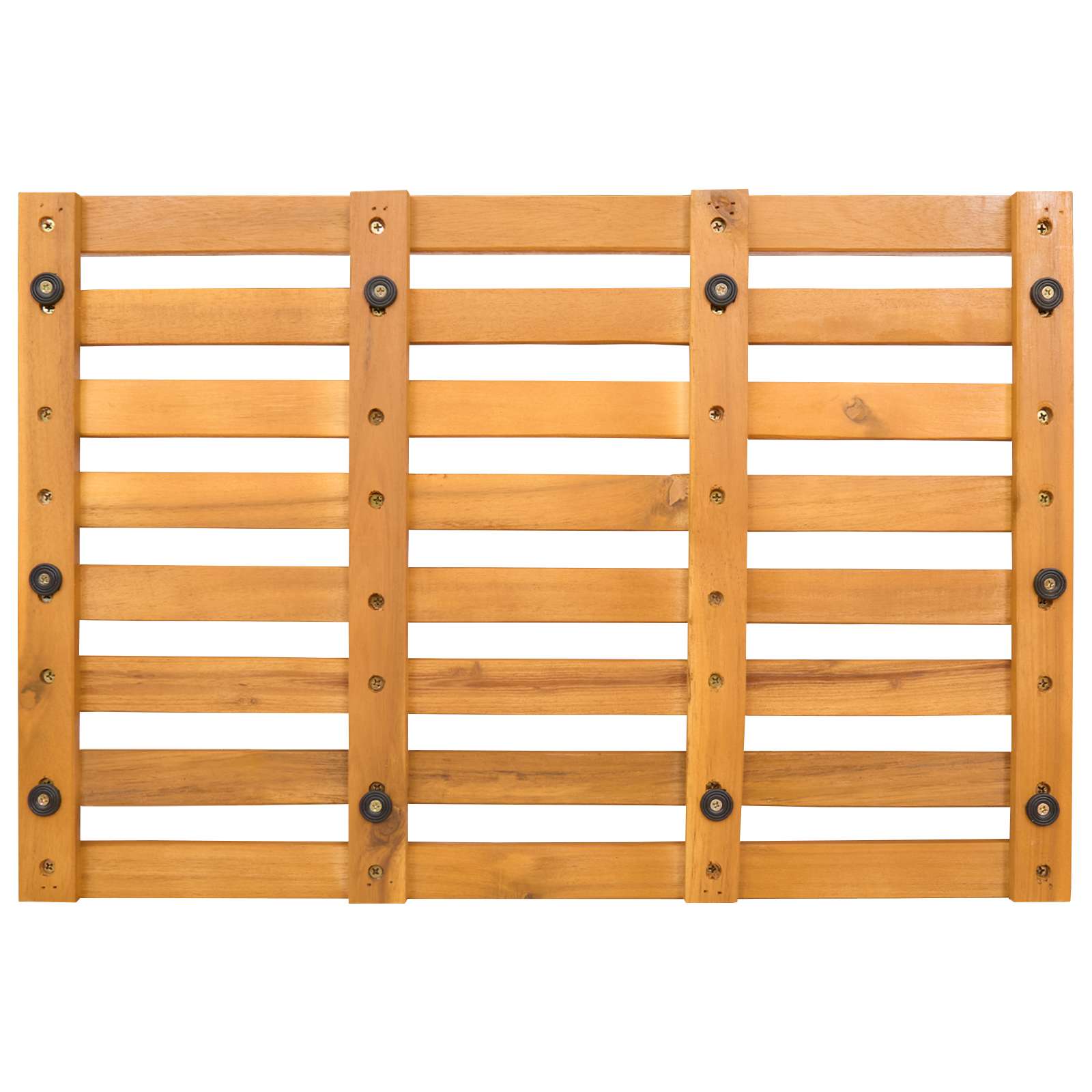 Badmat Effen Bruin 100 X 53 Cm Hout