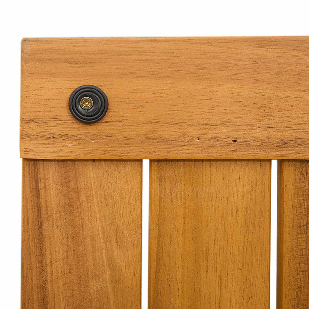 Badmat Effen Bruin Hout