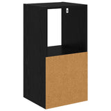 Nachtkastje Met Lade 35 X 32 X 68,5 Cm Bewerkt Hout