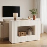 Wandtafel Gestreept Geconstrueerd Hout