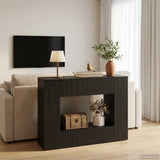Wandtafel Gestreept Geconstrueerd Hout