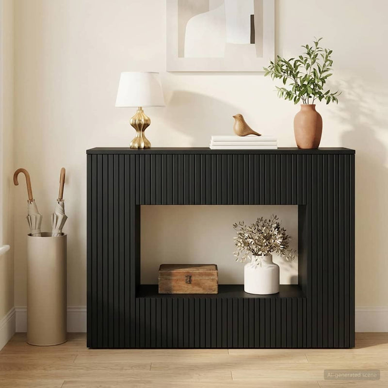 Wandtafel Gestreept Geconstrueerd Hout