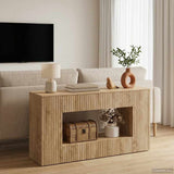 Wandtafel Gestreept Geconstrueerd Hout