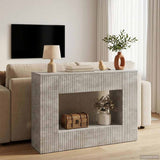 Wandtafel Gestreept Geconstrueerd Hout