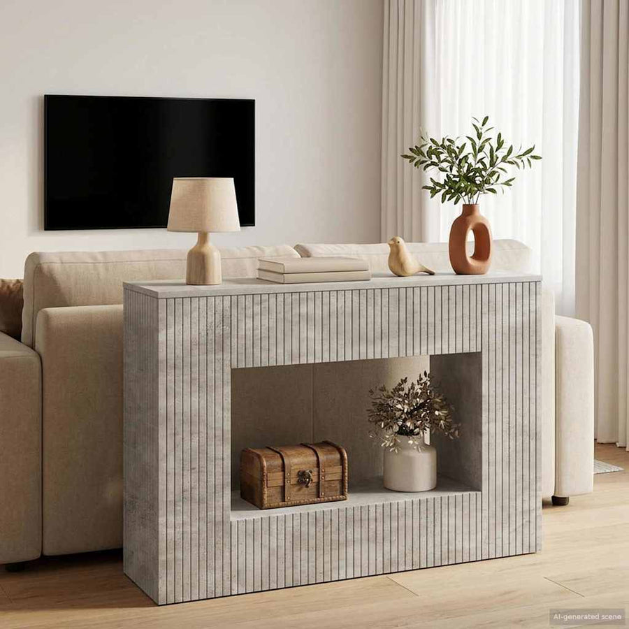 Wandtafel Gestreept Geconstrueerd Hout