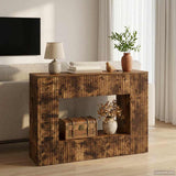 Wandtafel Gestreept Geconstrueerd Hout