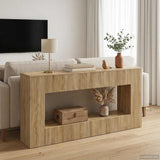 Wandtafel Gestreept Geconstrueerd Hout