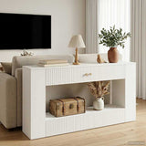 Wandtafel Gestreept Geconstrueerd Hout