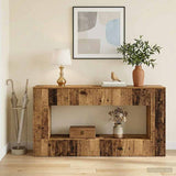 Wandtafel Gestreept Geconstrueerd Hout