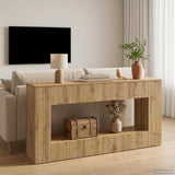 Wandtafel Gestreept Geconstrueerd Hout