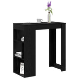 Bartafel Met Plank 102 X 50 X 103,5 Cm Bewerkt Hout