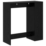 Bartafel Met Plank 101 X 40 X 103,5 Cm Bewerkt Hout