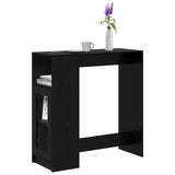 Bartafel Met Plank 101 X 40 X 103,5 Cm Bewerkt Hout