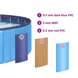 Kinderen Zwembad Ø Dik Pvc En Gelaagd Hout