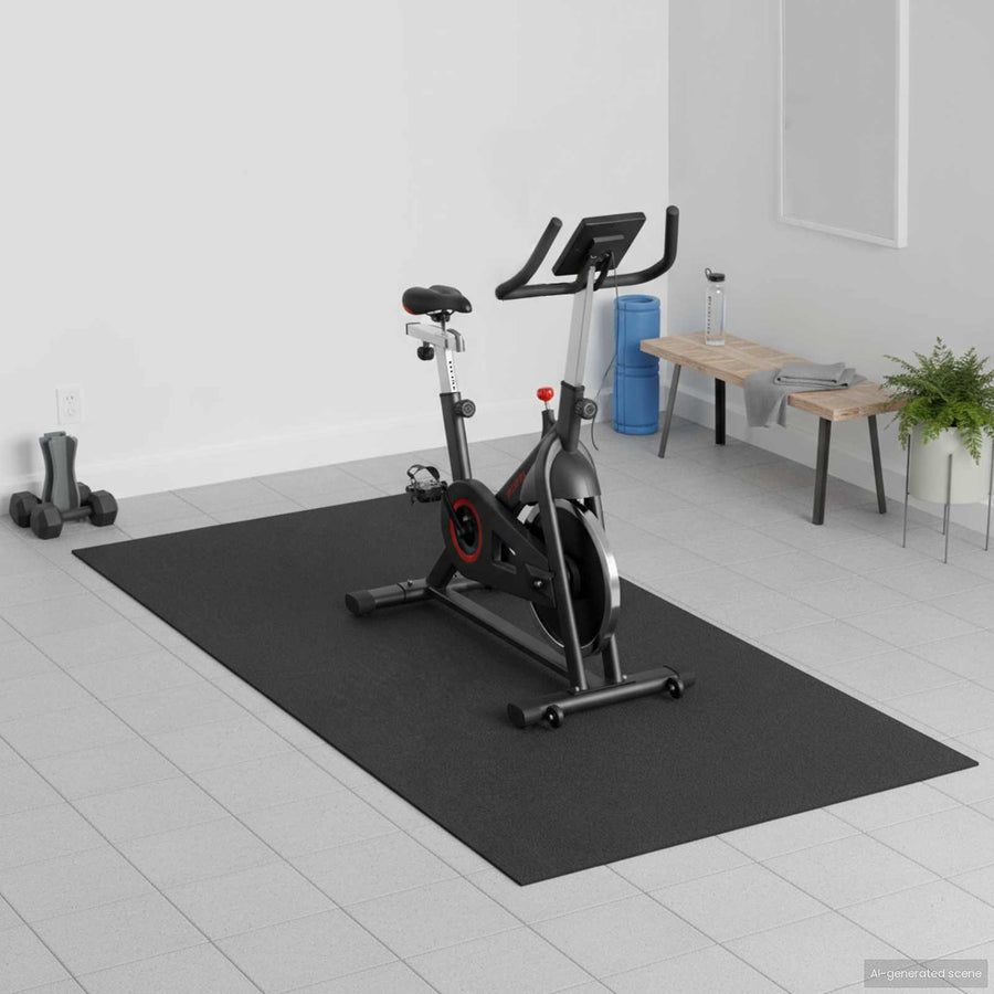 Sportbeschermmat Zwart 243 X 152 X 0,6 Cm Hoogwaardige Pvc