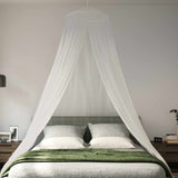 Klamboe Voor Bed 3 Pcs 156 Mesh ⌀56 X 220 Cm Polyester