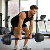 4-In-1 Dumbbell Barbell Kettlebell Set