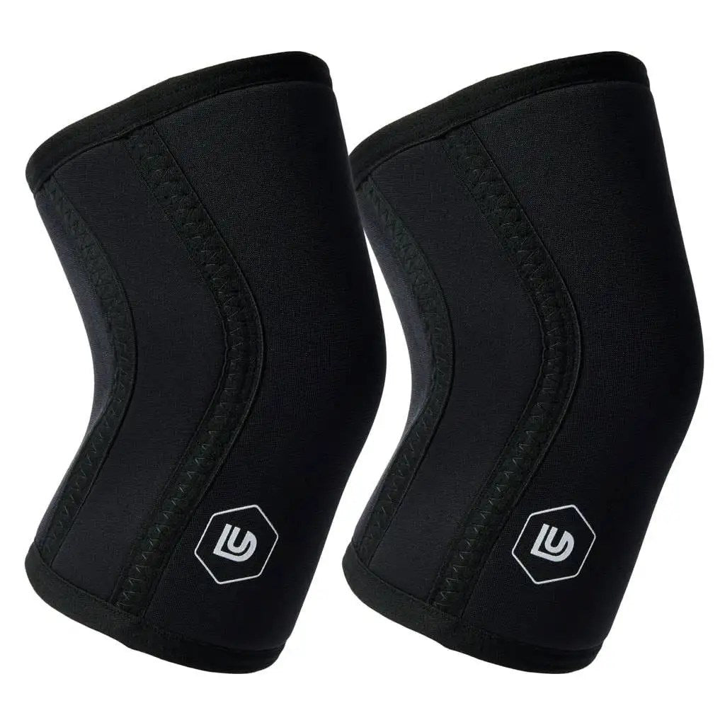 Knee Sleeves 7Mm Zwart | Doubleunders